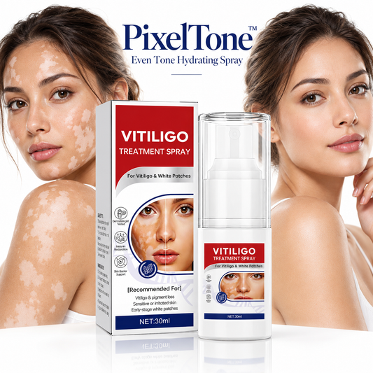 PixelTone™ Even Tone Hydrating Spray 30ml bottle and packaging on a clean white background