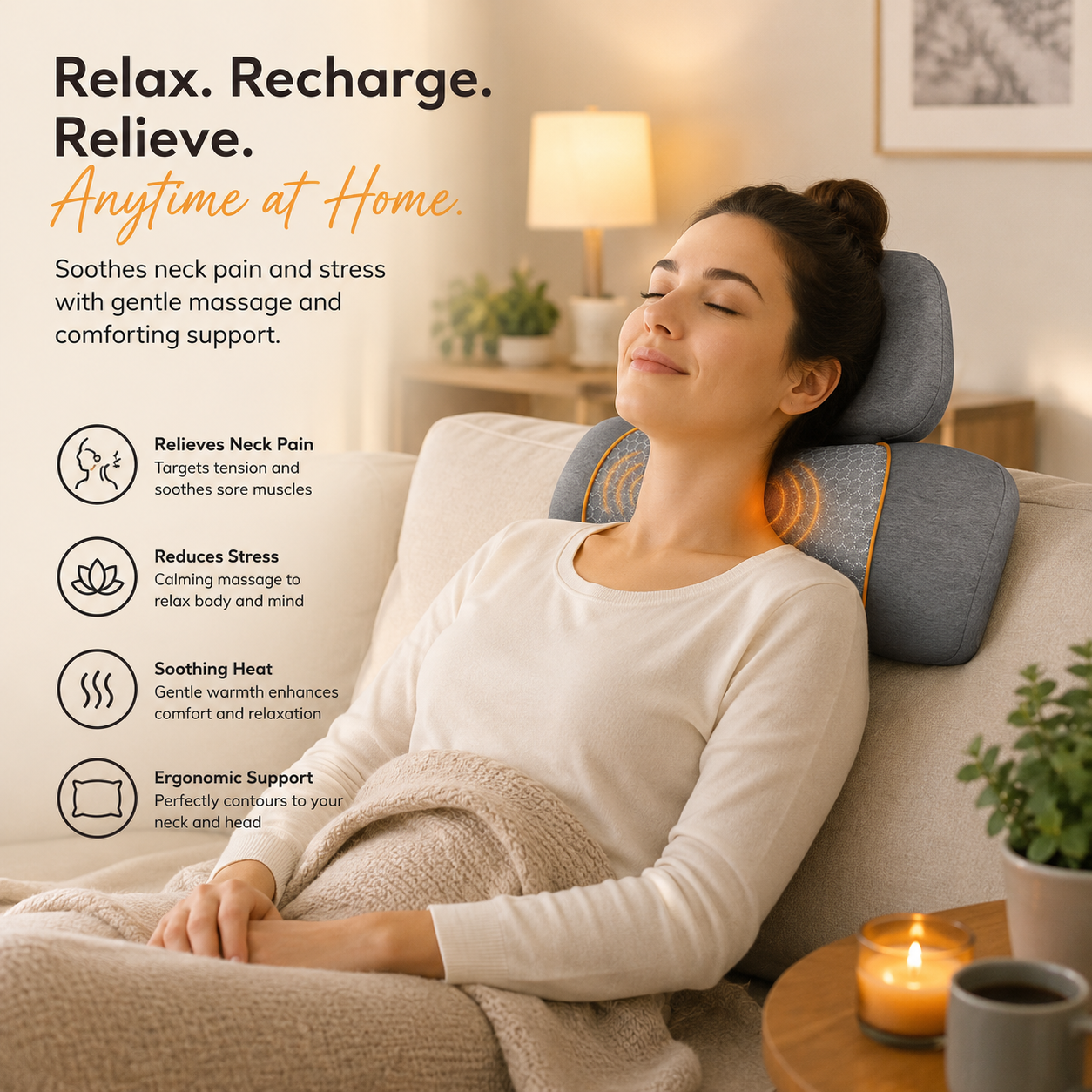 SMART Neck Support Pillow Massager