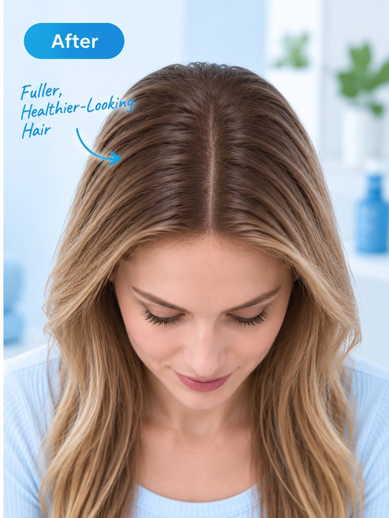 After hair density comparison