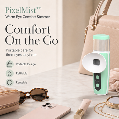 PixelMist™ Eye Comfort Steamer – Warm Mist Eye Relaxation Device